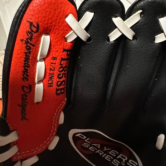 RAWLINGS LEATHER T-BALL BASEBALL MITT 8 1/2'' PL85SB RIGHT HAND THROW T-BALL - Picture 4 of 6